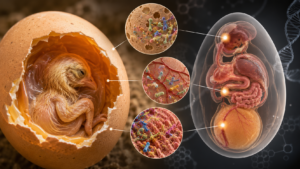 ¿Puede la microbiota comenzar antes de la eclosión? Lo que dice la ciencia sobre el desarrollo embrionario en aves